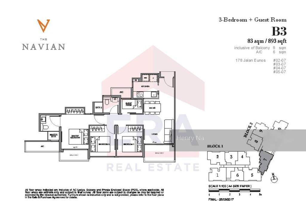 The Navian (D14), Apartment #155980932